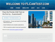 Tablet Screenshot of flcamtest.com